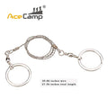 Stainless Steel Pocket Wire Saw for Camping & Survival - Lightweight & Durable