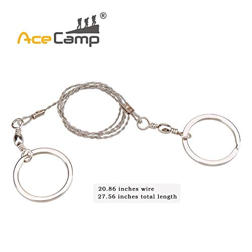 Stainless Steel Pocket Wire Saw for Camping & Survival - Lightweight & Durable