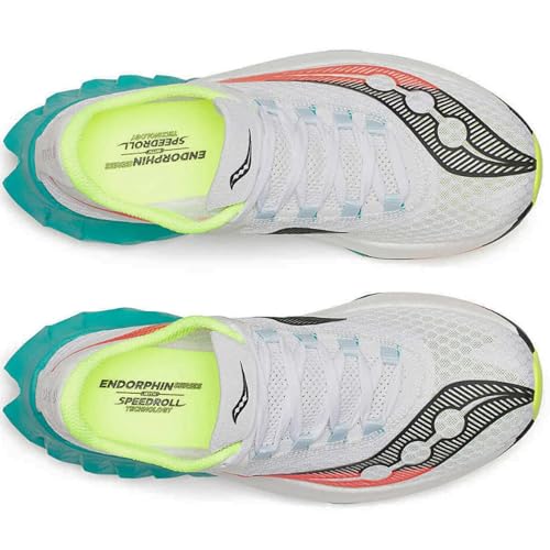 Saucony Women's Endorphin PRO 4 Running Sneakers White/Mutant 9