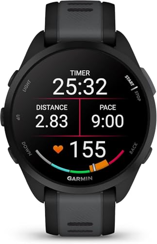 Garmin Forerunner 165 GPS Running Watch with Heart Rate & AMOLED Display