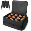 Football Ball Bag Holds 12 Official Size Sports Equipment Organizer