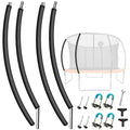 Suninlife 2-Pack Replacement Curved Trampoline Poles for 8-16FT Enclosures