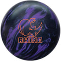 12lbs Purple/Black Brunswick Rhino Bowling Ball - Entry Level Durable Cover