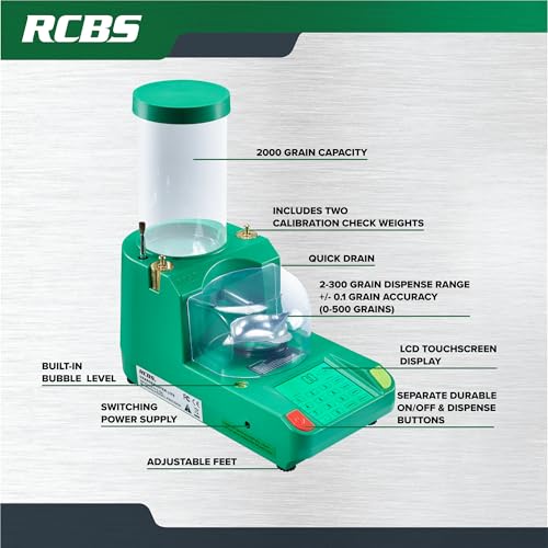 RCBS ChargeMaster Link Digital Powder Dispenser with Bluetooth, 2000 Grain Capacity