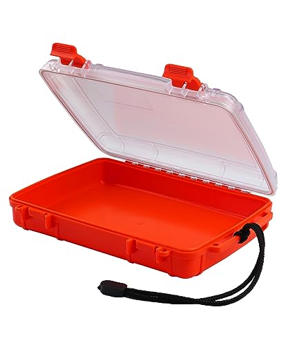 Waterproof Dry Box for Kayaking - Small Floating Storage Container - Orange