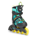 Kids Adjustable Inline Skates for Girls, 5-Size Fit, Green - Marlee Pro