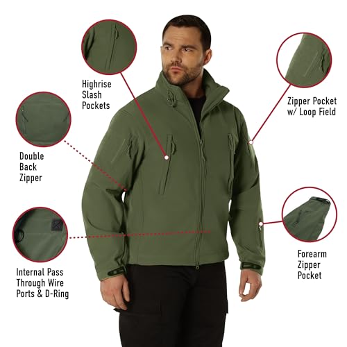 Rothco Special Ops Soft Shell Jacket - Gunmetal Grey Medium