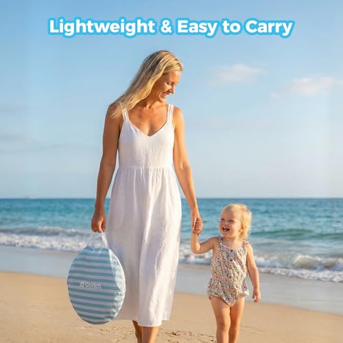 Gorich Light Blue Baby Beach Tent with UPF50+ UV Protection Portable Sun Shelter