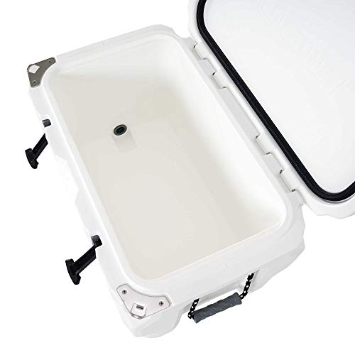 Lifetime 65 Quart Hard Cooler - Arctic White, Bear Resistant, Up to 8-Day Ice Retention