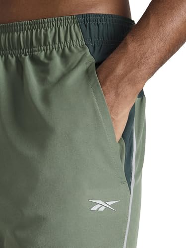 Reebok Men's Warm Up Training 7” Shorts - Small Duck Green