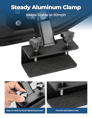 KEMIMOTO 14x7 Marine Rear View Mirror for Boat, Universal Watercraft Tow Mirror