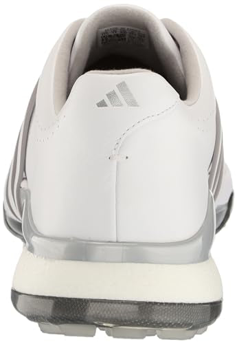 adidas Men's Tour360 24 Golf Shoes 9.5 White Silver Metallic Waterproof