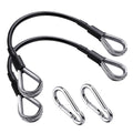 20 Inch Gym Extension Cable Set for Cable Machines - 2 Pieces