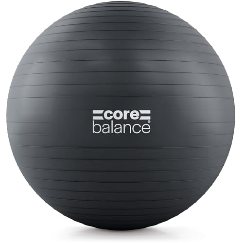 Core Balance Exercise Ball 15-18in Black S Stability Yoga Pilates Gym Chair