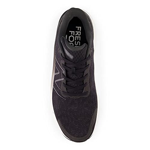Men's Fresh Foam X Kaiha Road Running Shoes - Black + Phantom + Dark Silver Metallic, Size 10