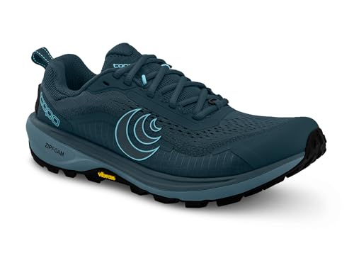 Topo Athletic Women's Terraventure 5 Trail Running Shoes 8.5 Wide Slate/Blue - Comfortable 3MM Drop Athletic Sneakers