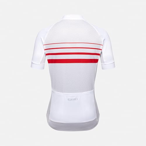 Men's Chrono Cycling Jersey XL White Stripe - Performance & Cooling