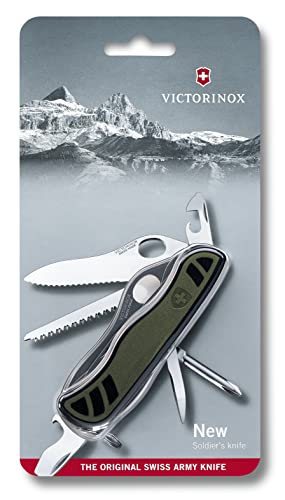 Victorinox Swiss Army Pocket Knife 8cm Unisex Green/Black Multi-Tool