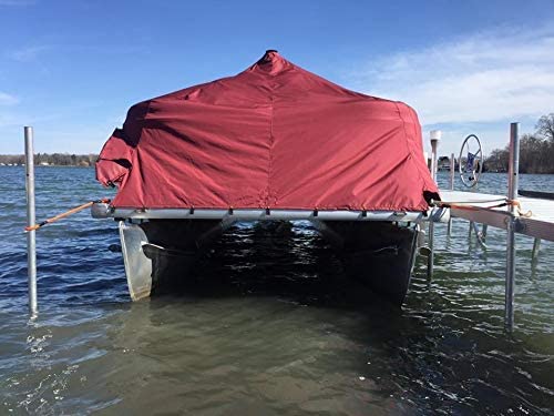 Orange Bungee Dock Lines 40in Stretches to 70in for Boating & Marine Docking