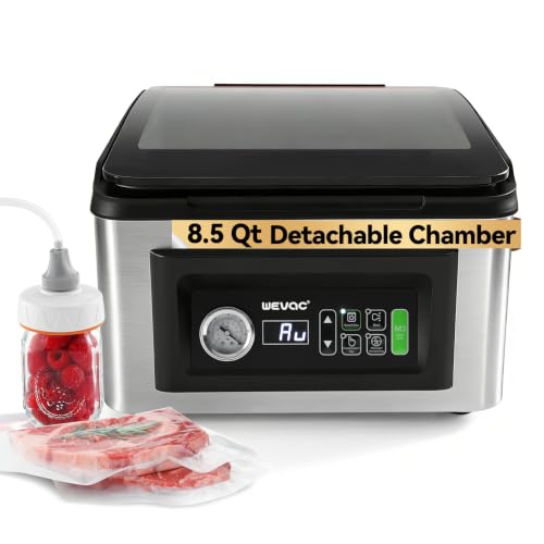 12-Inch Commercial Chamber Vacuum Sealer with Auto Sensing & Deep Chamber