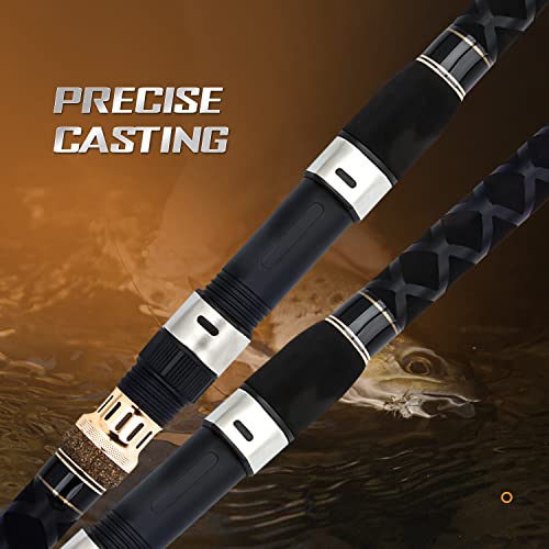 BERRYPRO 12' Spinning Surf Fishing Rod Graphite 2-Piece