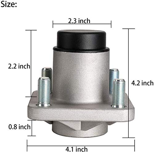 10L0L Front Wheel Hub Assembly for EZGO Gas & Electric Golf Carts 2001.5-2013