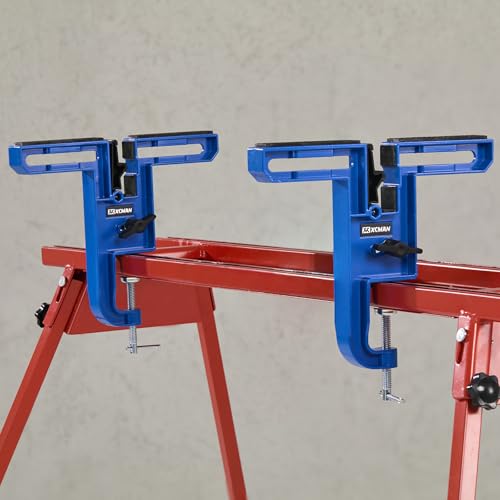 XCMAN Ski & Snowboard Vise for Tuning and Waxing, Durable Aluminum Clamp