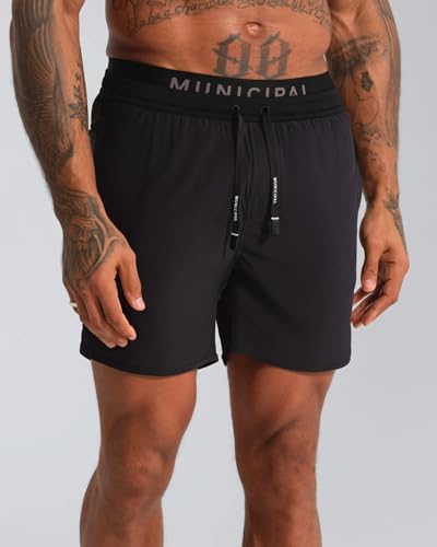 Men's Daybreak Lined 5-Inch Shorts - Medium Black/Black