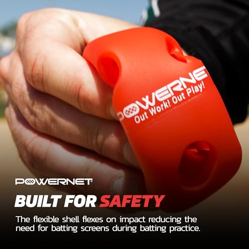 PowerNet Crushers & Weighted Baseballs - Softball Hitting Trainer for Speed Power & Coordination, Set of 24 Balls with Practice Bucket