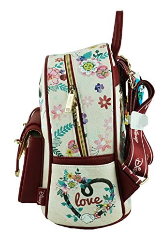 Disney Mickey & Minnie Mouse Vegan Leather Mini Backpack - 11 inch