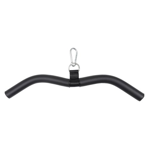 BESPORTBLE Steel Bow Pull Rod Cable Bar for Home Gym Strength Training Exercise Machine Attachment for Biceps Triceps Back and Shoulders Workout