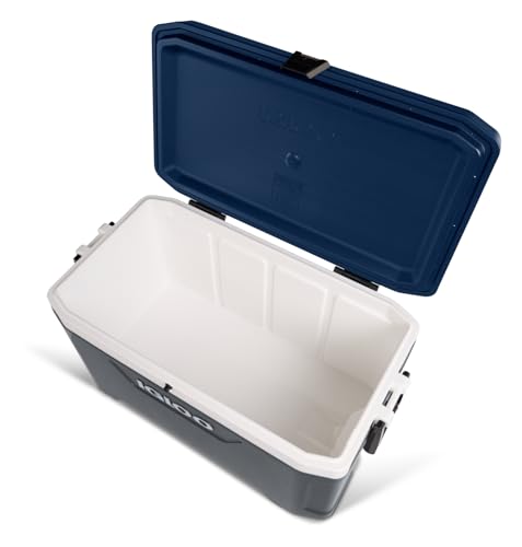 Igloo Maxcold Latitude Cooler 70Qt Carbonite Insulated Hard Shell Ice Chest