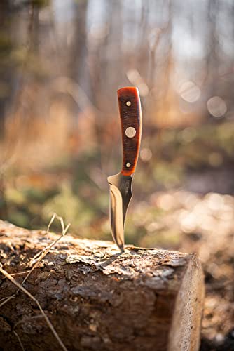 Generational USA Sharpfinger Fixed Blade Knife with 1095 Stainless Steel & Bone Handle - Made in USA