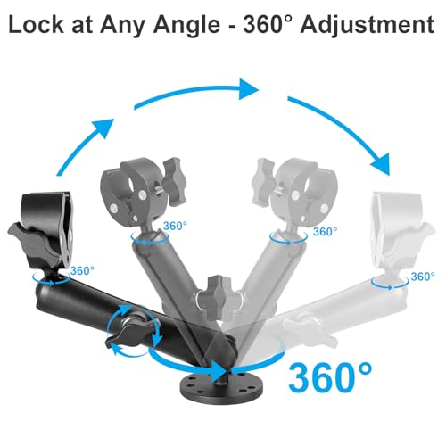 Trolling Motor Stabilizer Mount 360° Adjustable for Minn Kota Ulterra Riptide PowerDrive