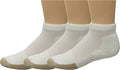Thorlos Unisex Golf Mini Crew Socks Large White 3 Pairs