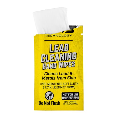 Otis Lead & Metal Cleaning Wipes - 50 Individually Wrapped Hand Wipes