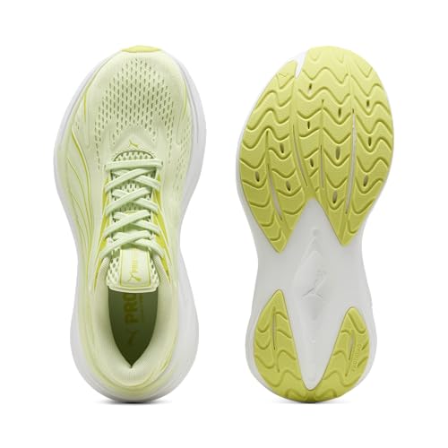 PUMA Maxima Pro Lace-Up Sneakers for Women Off White 8.5 Lux Lime-Puma White- Spritz