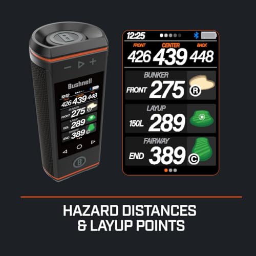 PlayBetter Bushnell Wingman HD Golf GPS Speaker Bundle with Pouch & Charger