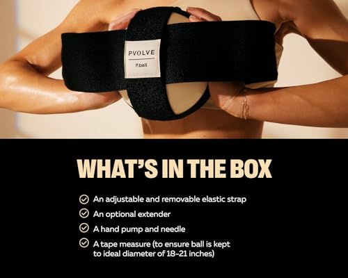 Home Gym Resistance Ball for Glutes & Thigh Toning - Low Impact Fitness Equipment
