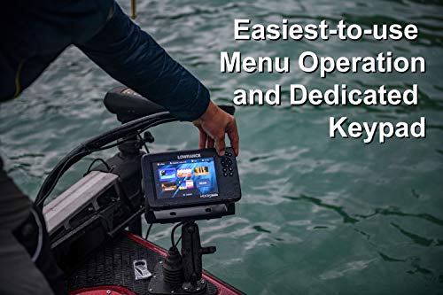 Fish Finder with SplitShot Transducer and High-Detail US Inland Maps