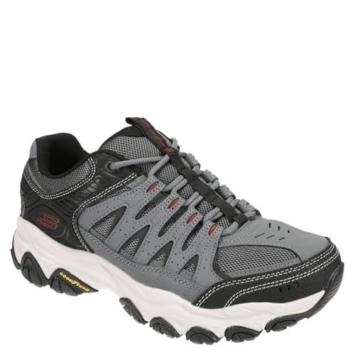 Skechers Men's M. Fit 2.0 Outdoor Sneakers - 11 X-Wide Charcoal-Black