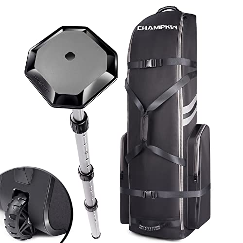 Premium Soft Padded Golf Travel Bag with Impact Support and Large Wheels