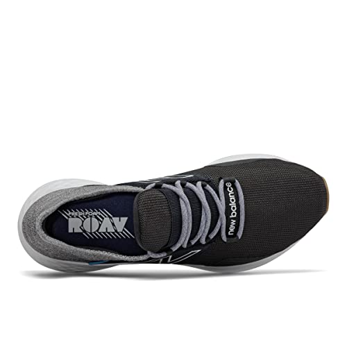 New Balance Men's Fresh Foam Roav Running Shoes - 12 Black Light Aluminum