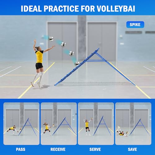 7FT x 4FT Multi-Sport Rebounder Net - Baseball, Softball, Volleyball & Lacrosse Practice Equipment