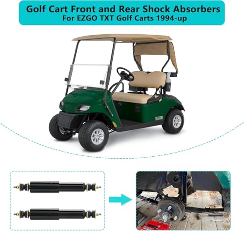 Golf Cart Shock Absorbers Front & Rear for EZGO TXT 1994+ - Heavy Duty Replacement