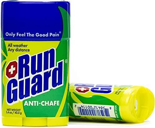 Run Guard Anti-Chafing Stick - Made with 100% Plant-Based Ingredients Plus Beeswax. Works for All Distance Runners from 5K Walks/Runs to 100 Mile Ultra Marathons (1.4oz - Pack of 1)