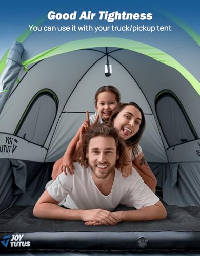 JOYTUTUS Black 6.0-6.3Ft Truck Bed Air Mattress No Built-in Pump, Compact & Anti-Leakage