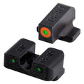 TRUGLO Tritium Pro Handgun Night Sights with Orange Focus Lock - Compatible with Springfield XD