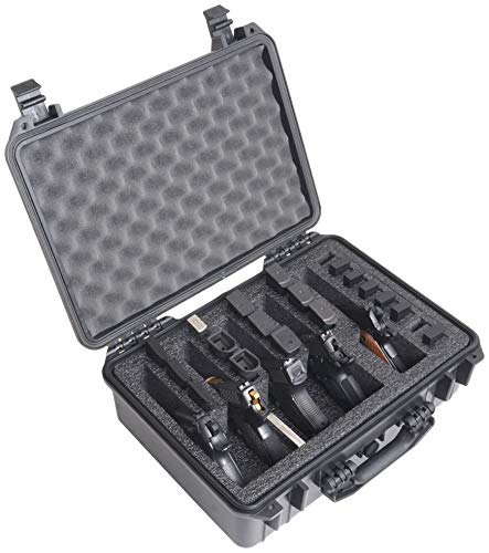 Case Club Waterproof 5-Pistol & 20-Mag Magazine Storage Case, Gen 3, Standard Version