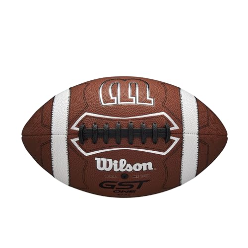 Wilson GST SpeedSkin Official Size American Football - Brown, Grip & Control